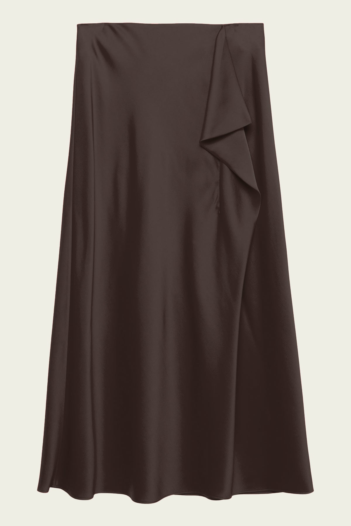 Blane Midi Skirt in Chocolate - shop - olivia.com