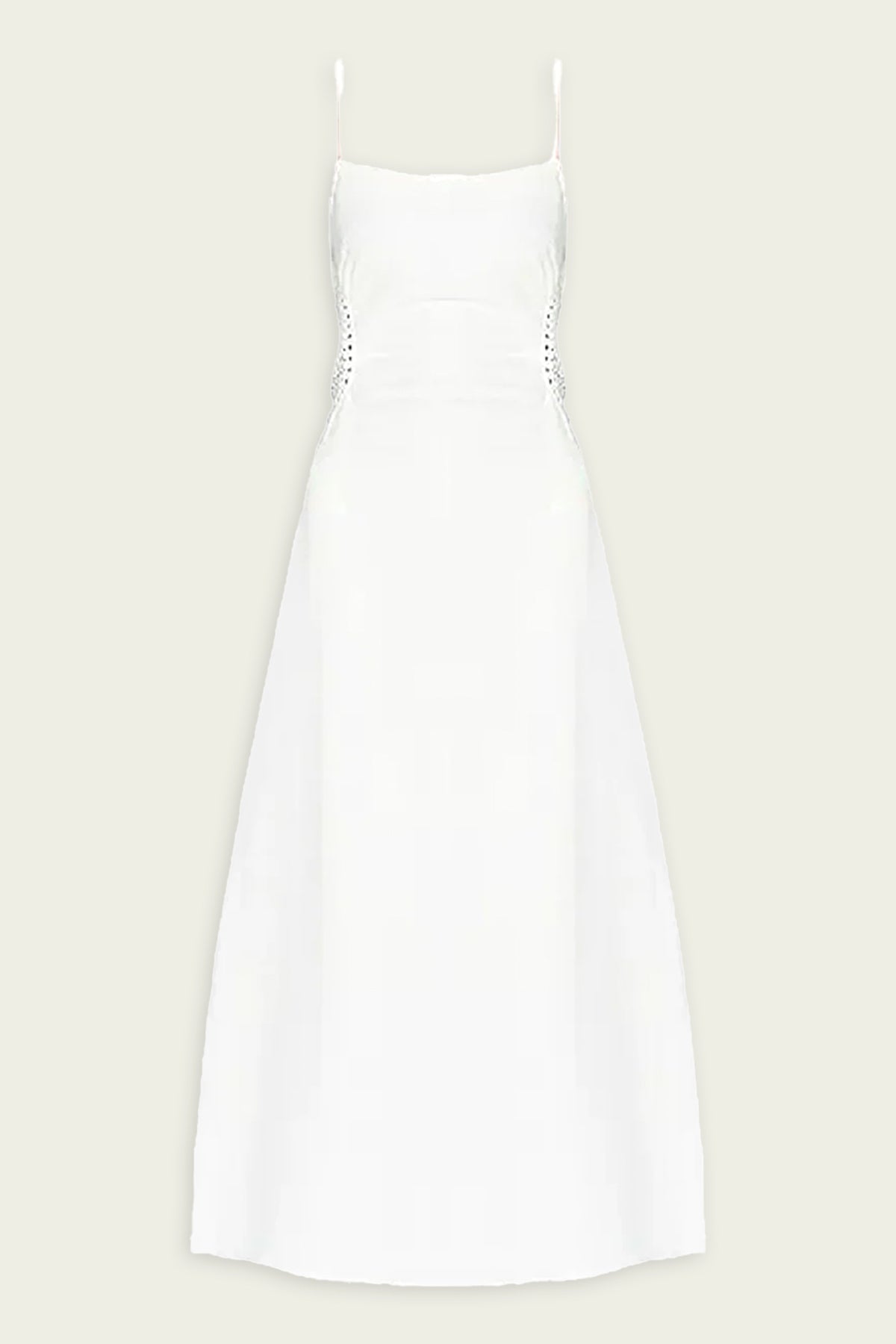 Brant Midi Dress in White - shop-olivia.com