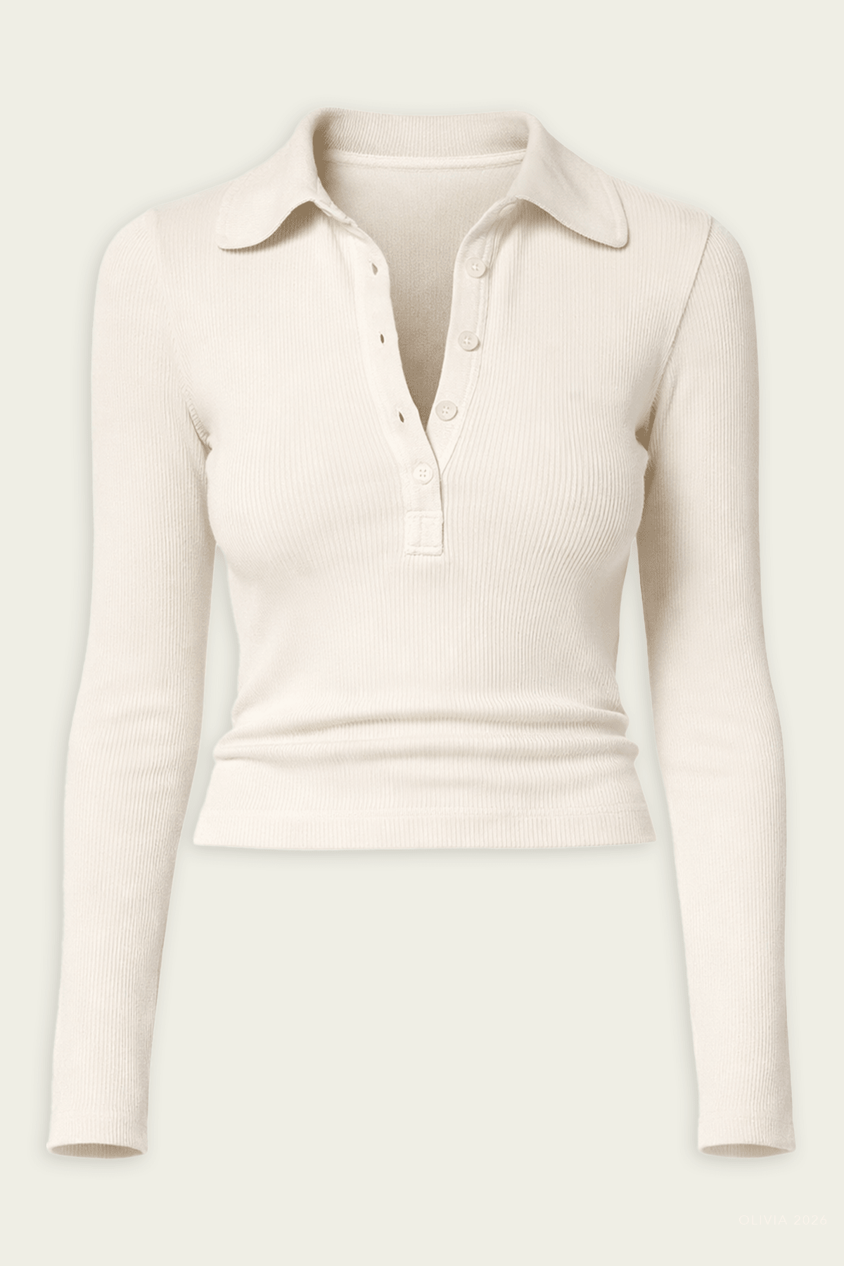 Brea 60's Polo in Dune - shop - olivia.com