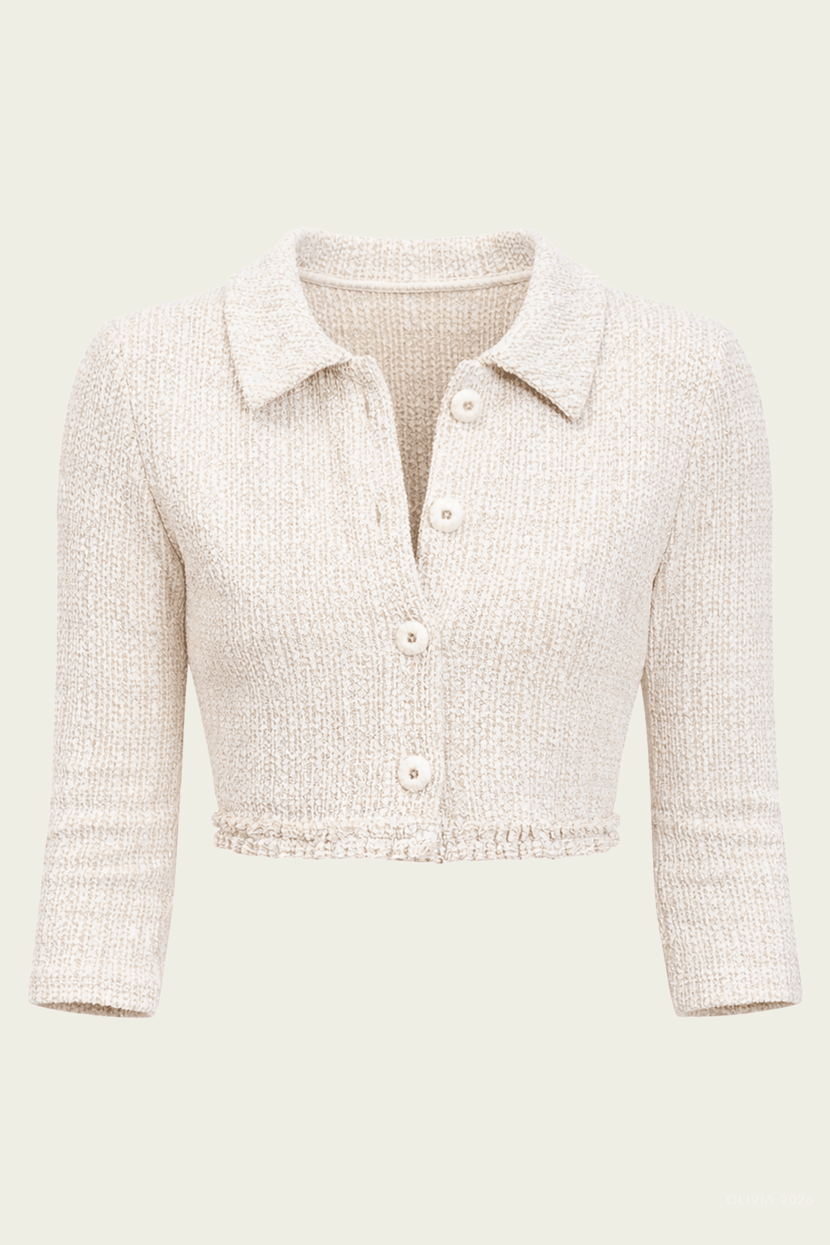 Brielle Crop Jacket in Golden Dune - shop - olivia.com