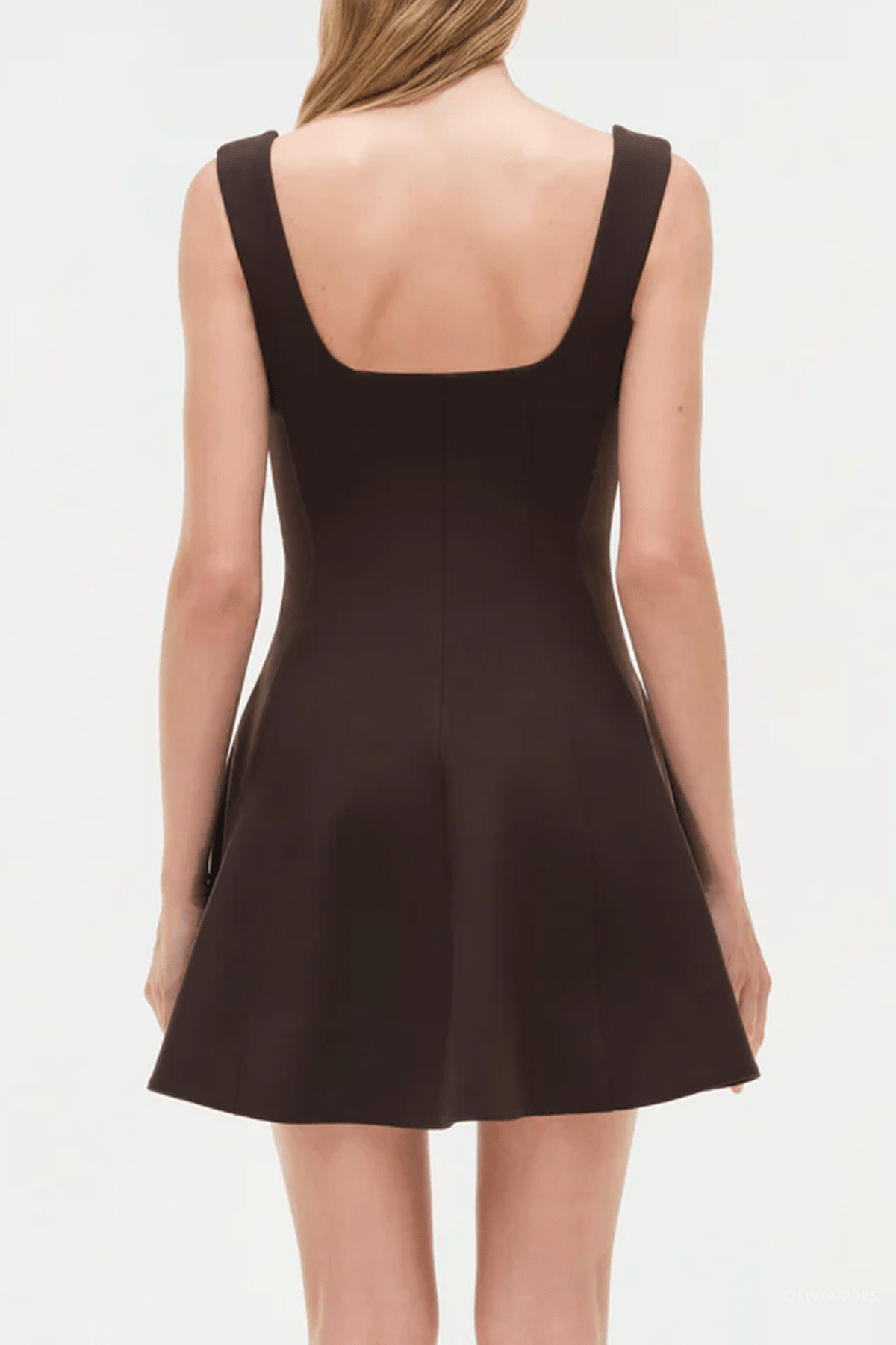 Bronte Mini Dress in Chocolate - shop - olivia.com