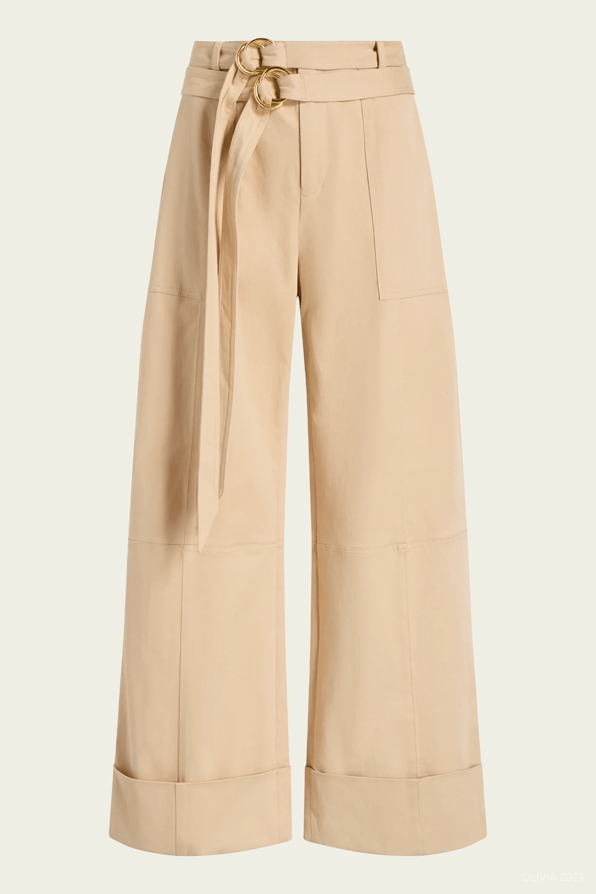 Brushed Twill Winona Pant in Khaki - shop - olivia.com