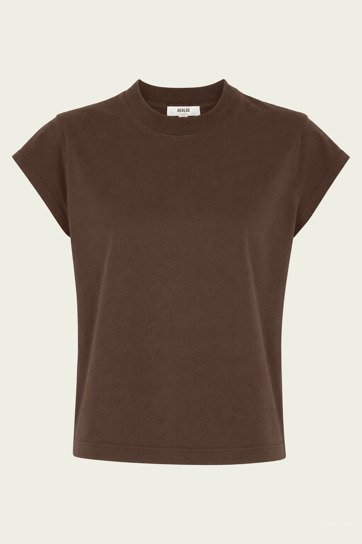 Bryce Cap-Sleeve Tee in Uniform - shop-olivia.com