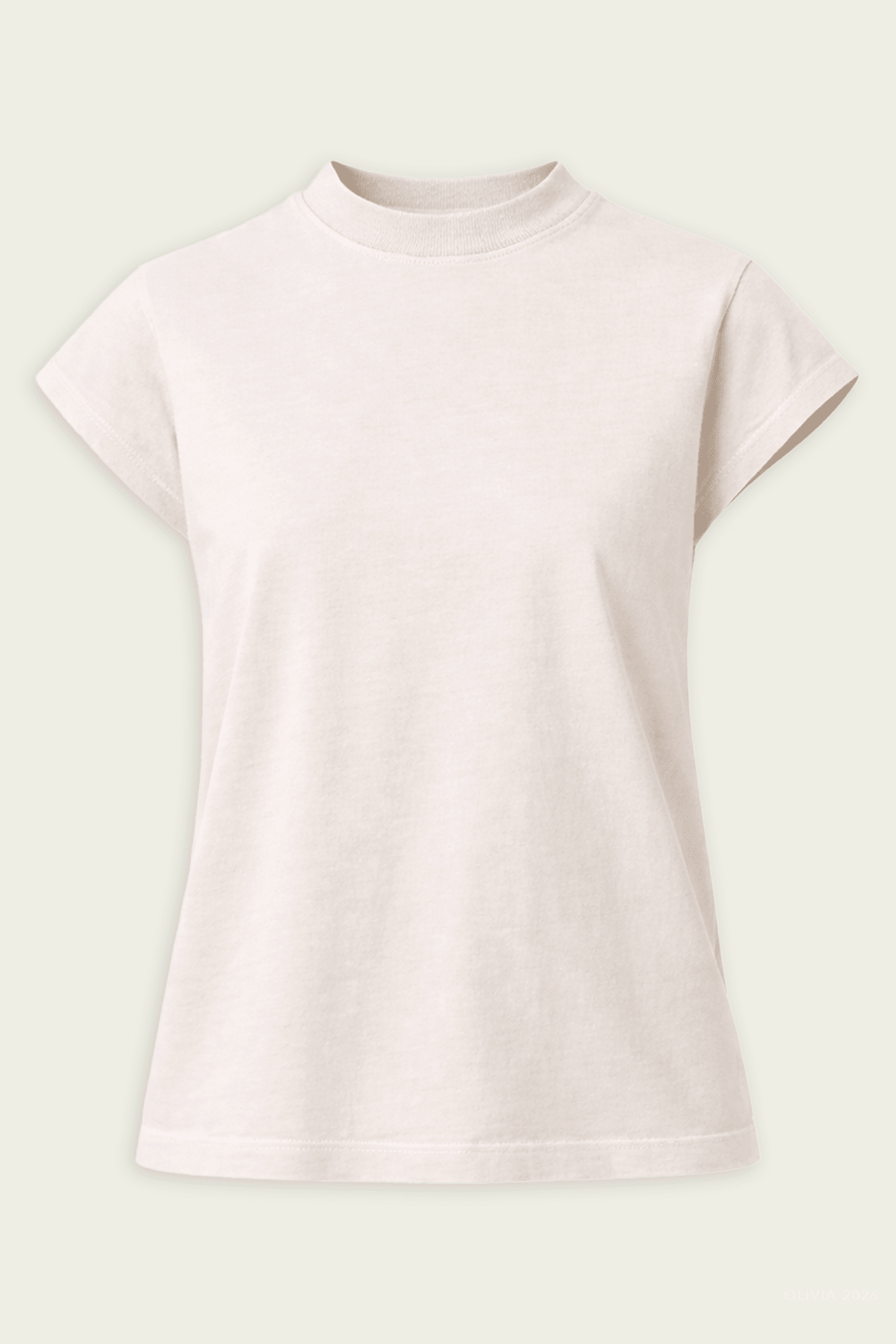 Bryce Long - Line Tee in Bone - shop - olivia.com