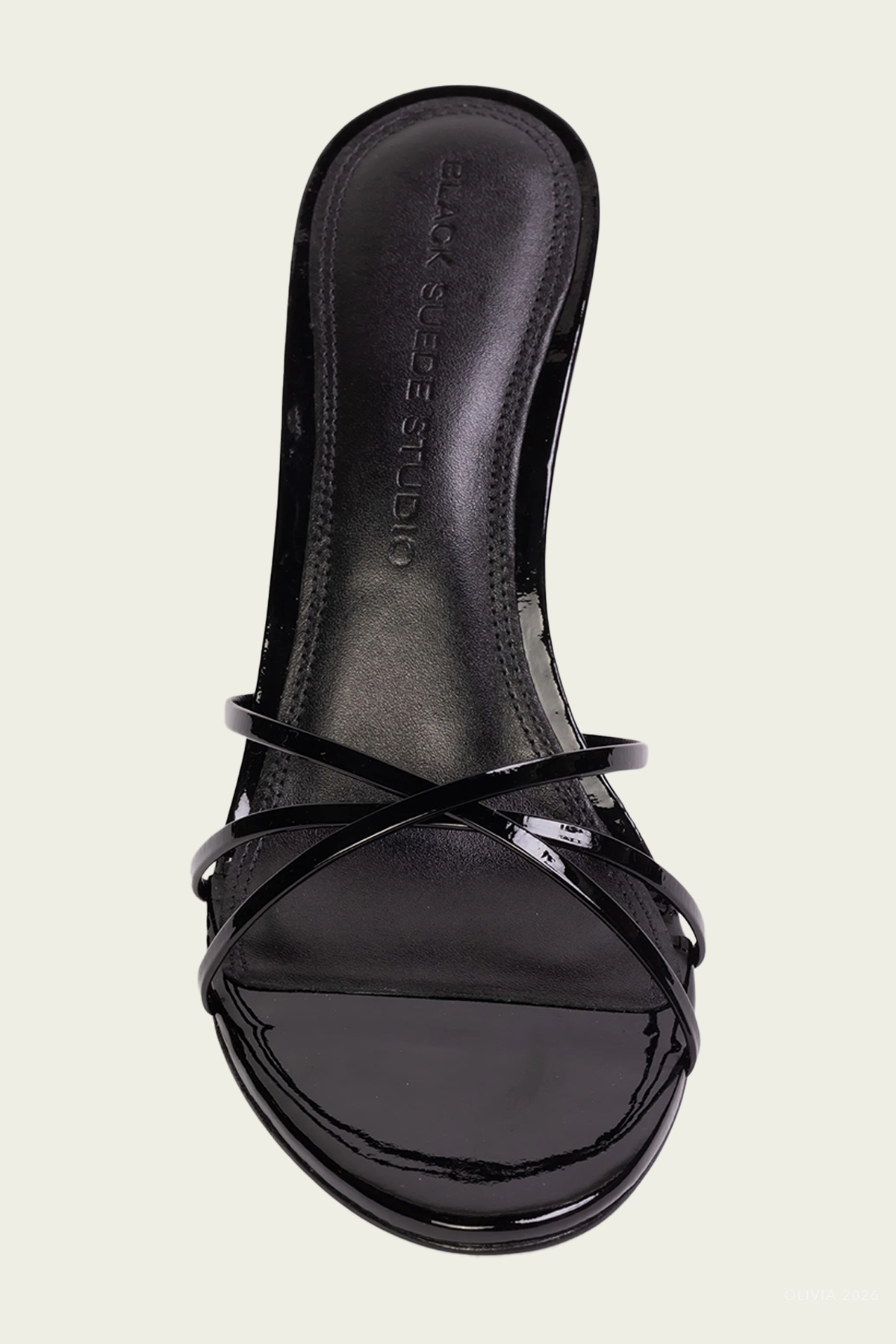 Jaya 70 Mule in Black Patent