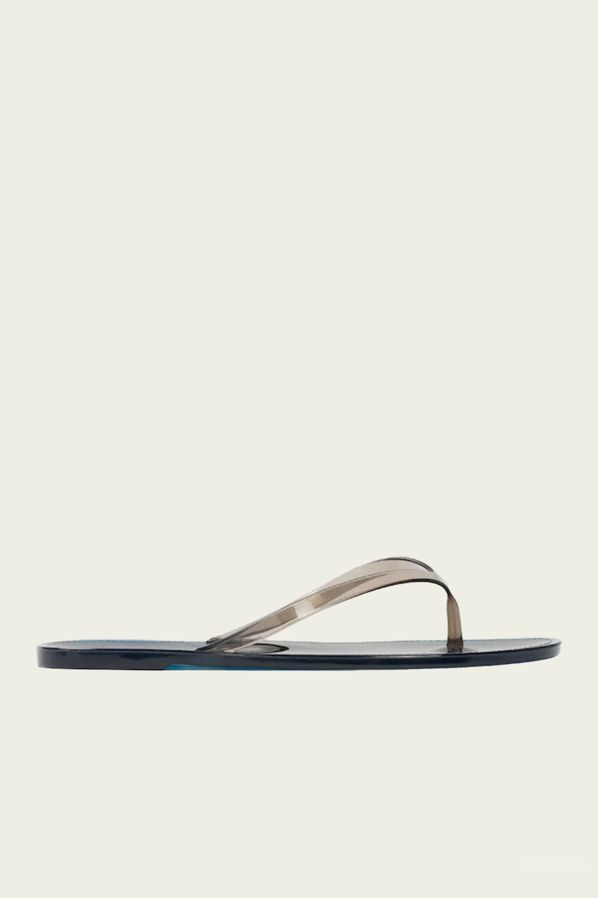 Crystal Sandal in Navy