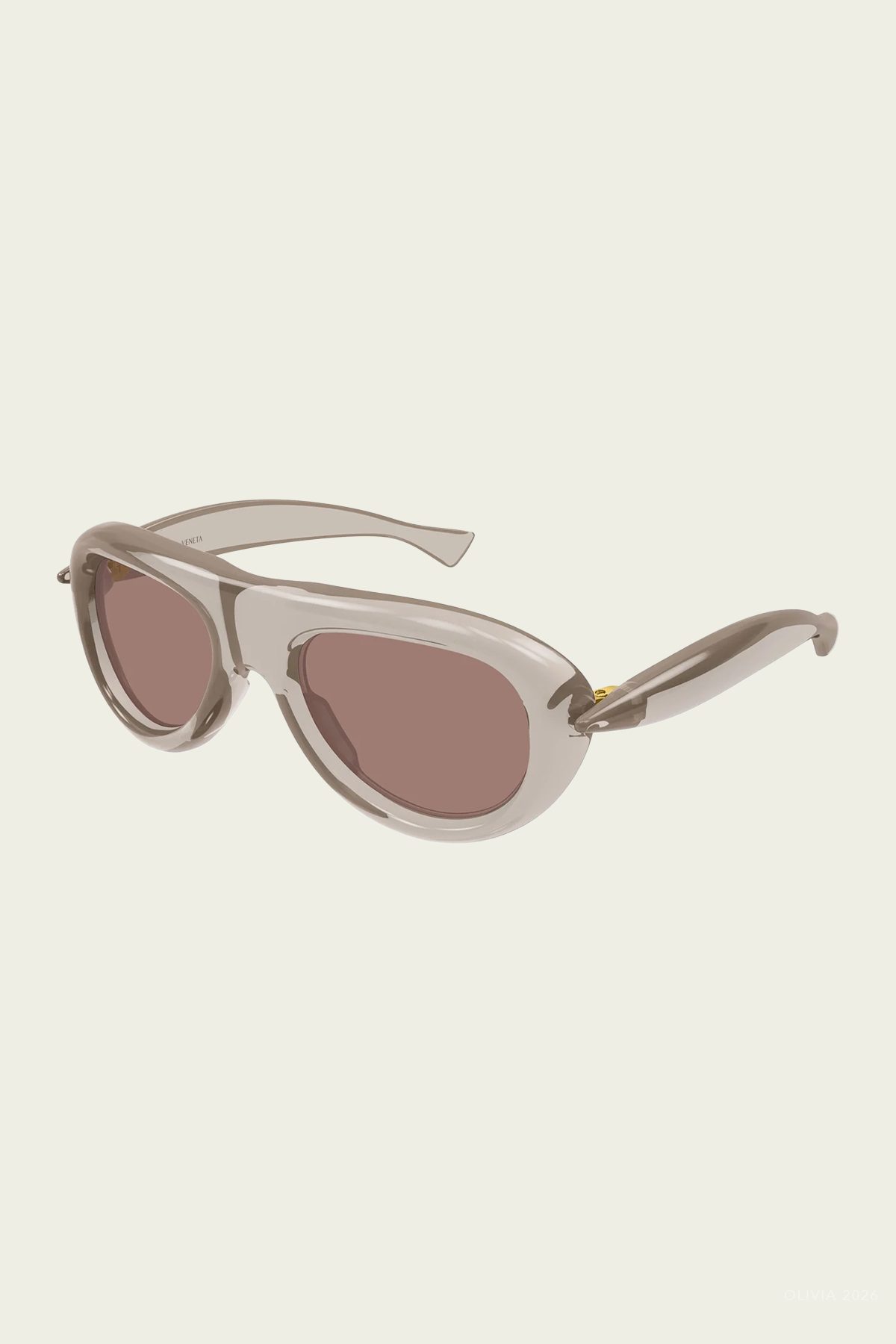 Panthos Modern Sunglasses in Light Brown