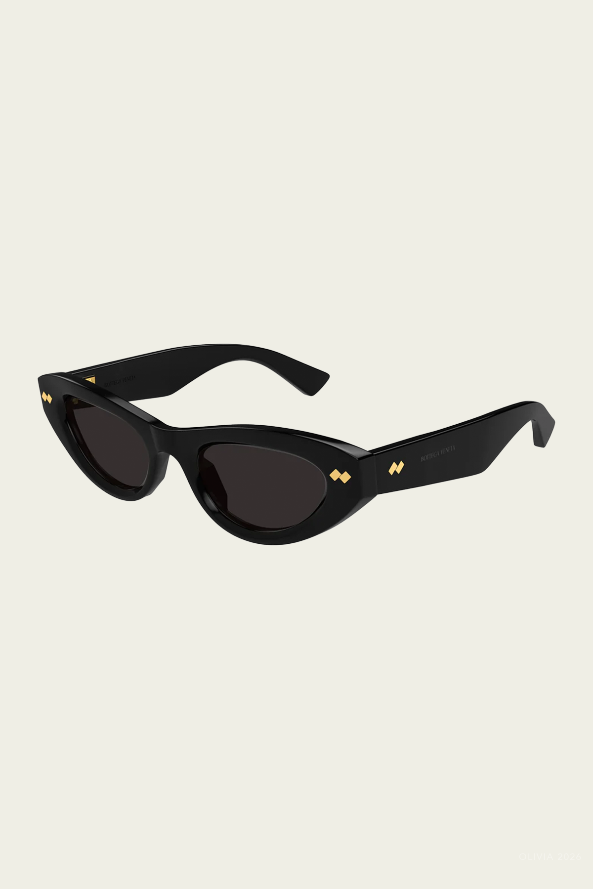 Cat Eye Sunglasses in Black Grey