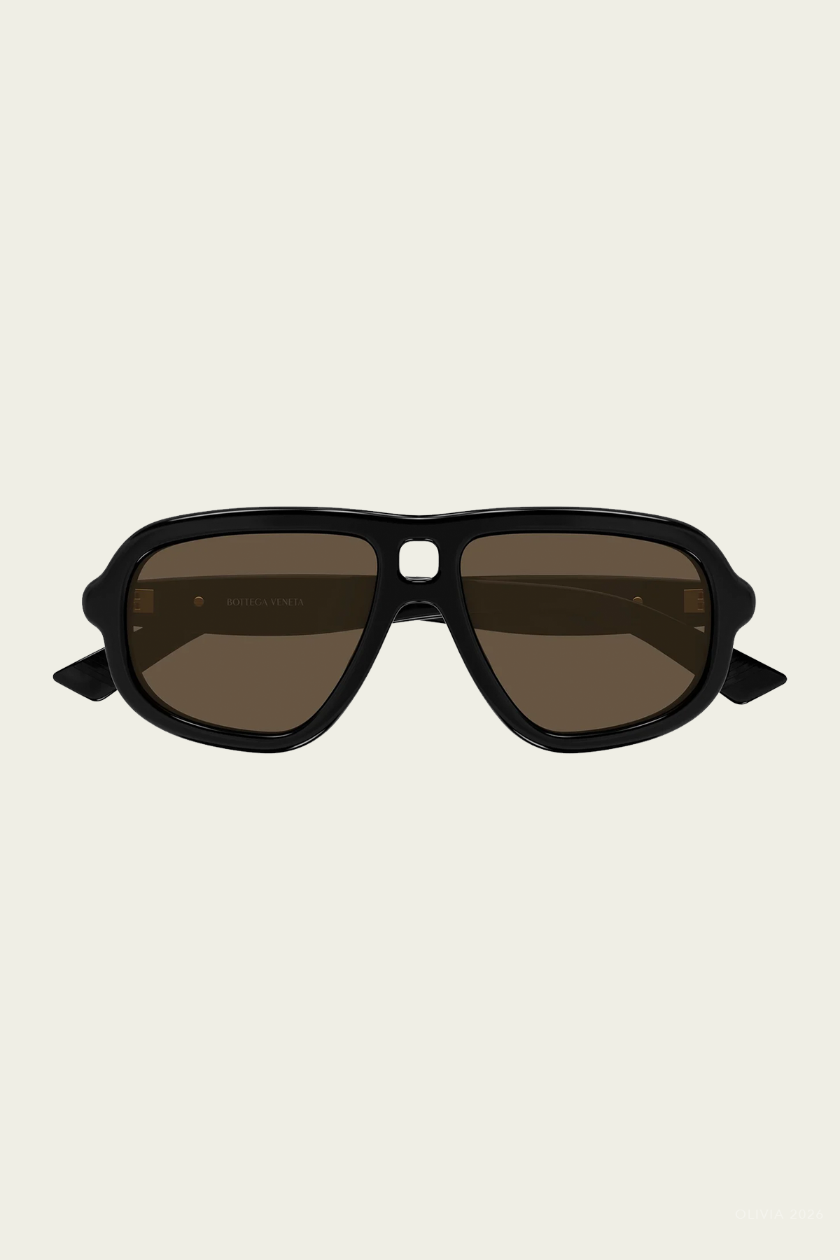 Aviator Bold Sunglasses in Black