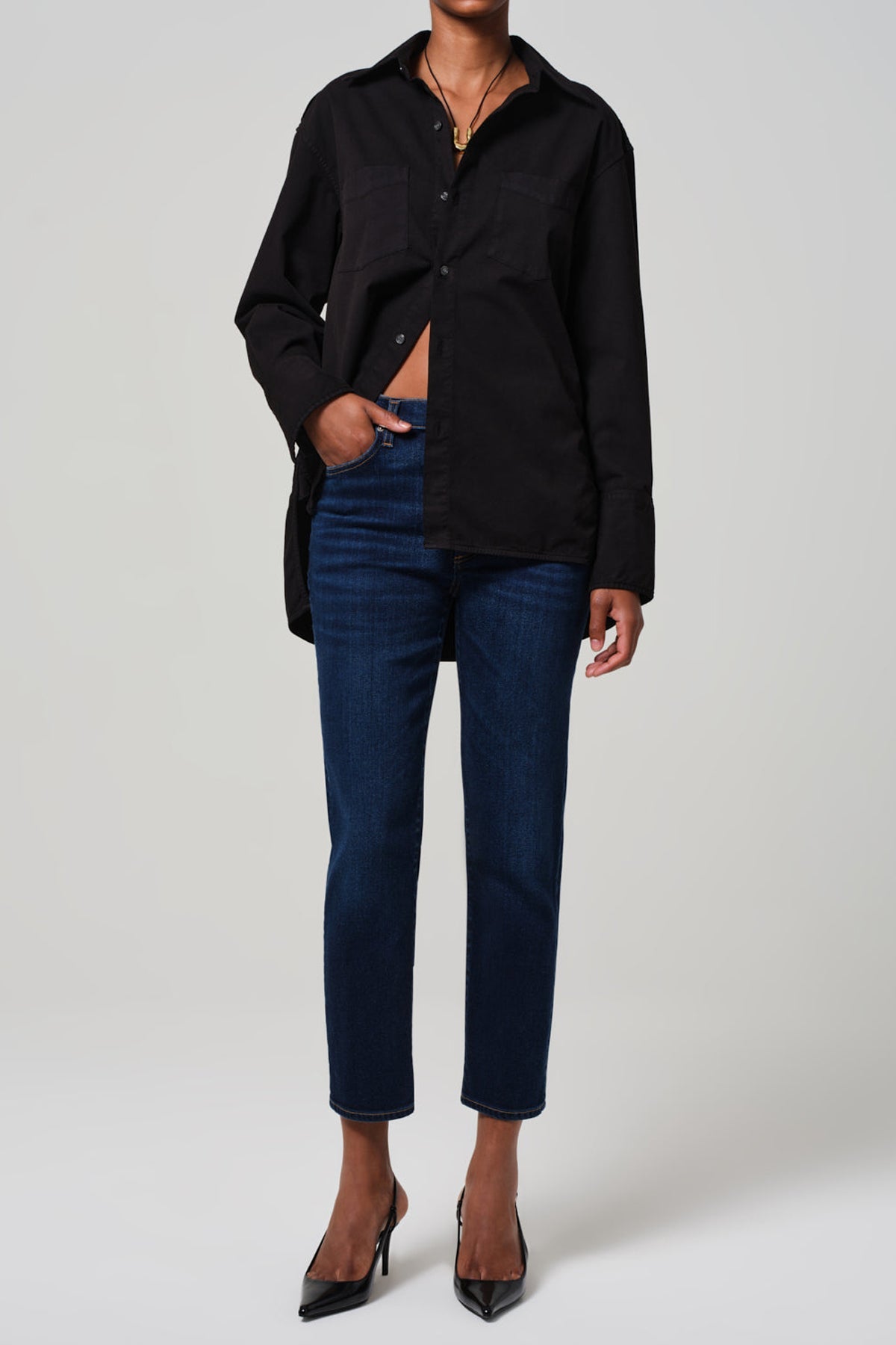 Caia Straight Jean in Lotus - shop - olivia.com