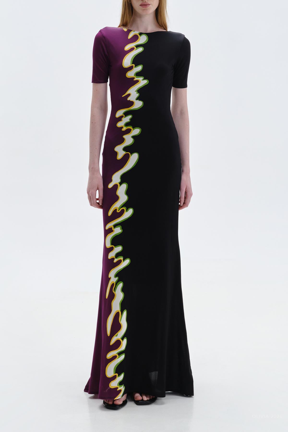 Aitana Maxi Dress in Coral