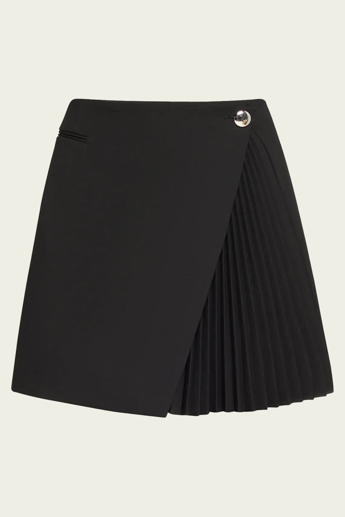 Callen Pleated Mini Skirt in Black - shop - olivia.com