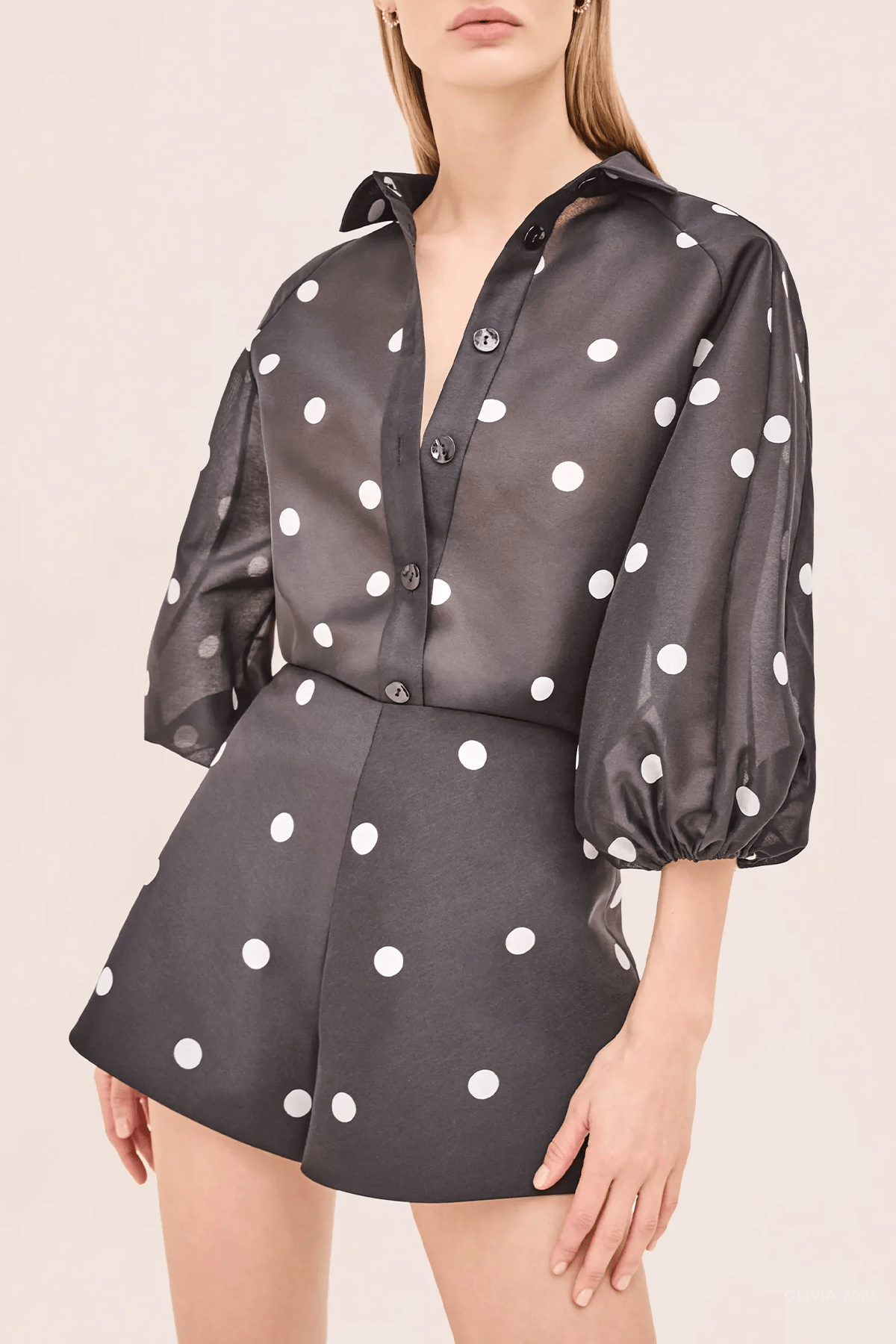 Cambridge Top in Black White - shop - olivia.com