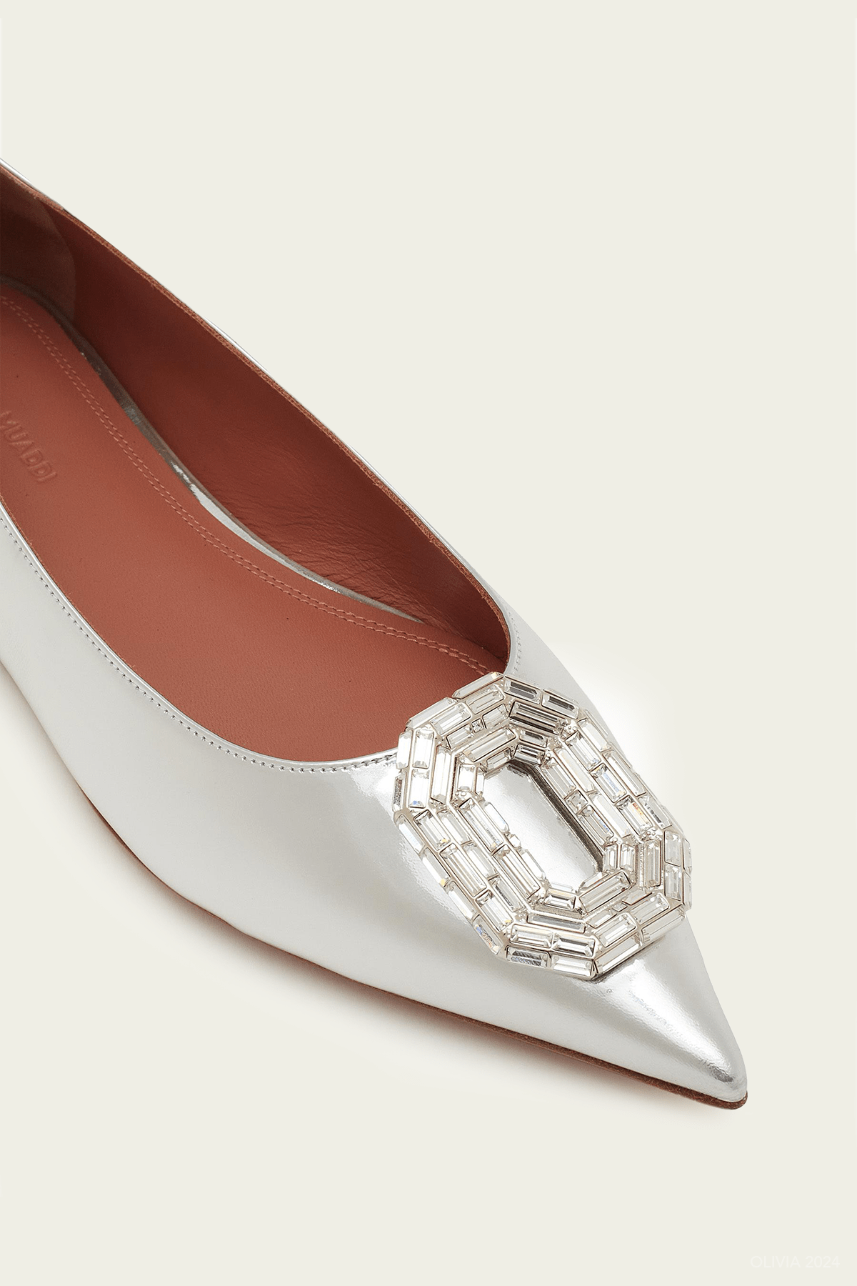 Camelia Flat in Silver Mirror - shop - olivia.com