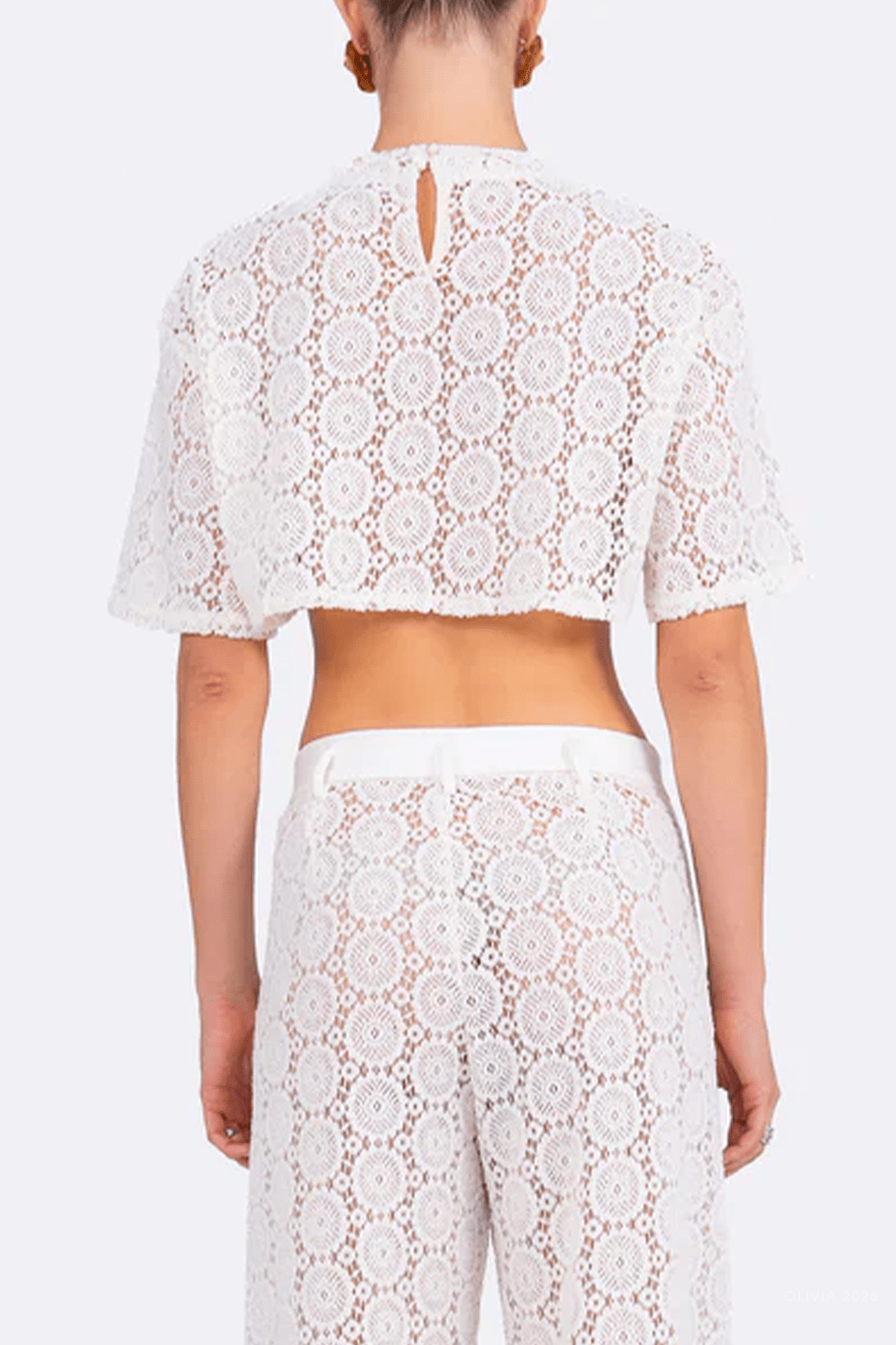 Cami Crop in Ivory - shop-olivia.com