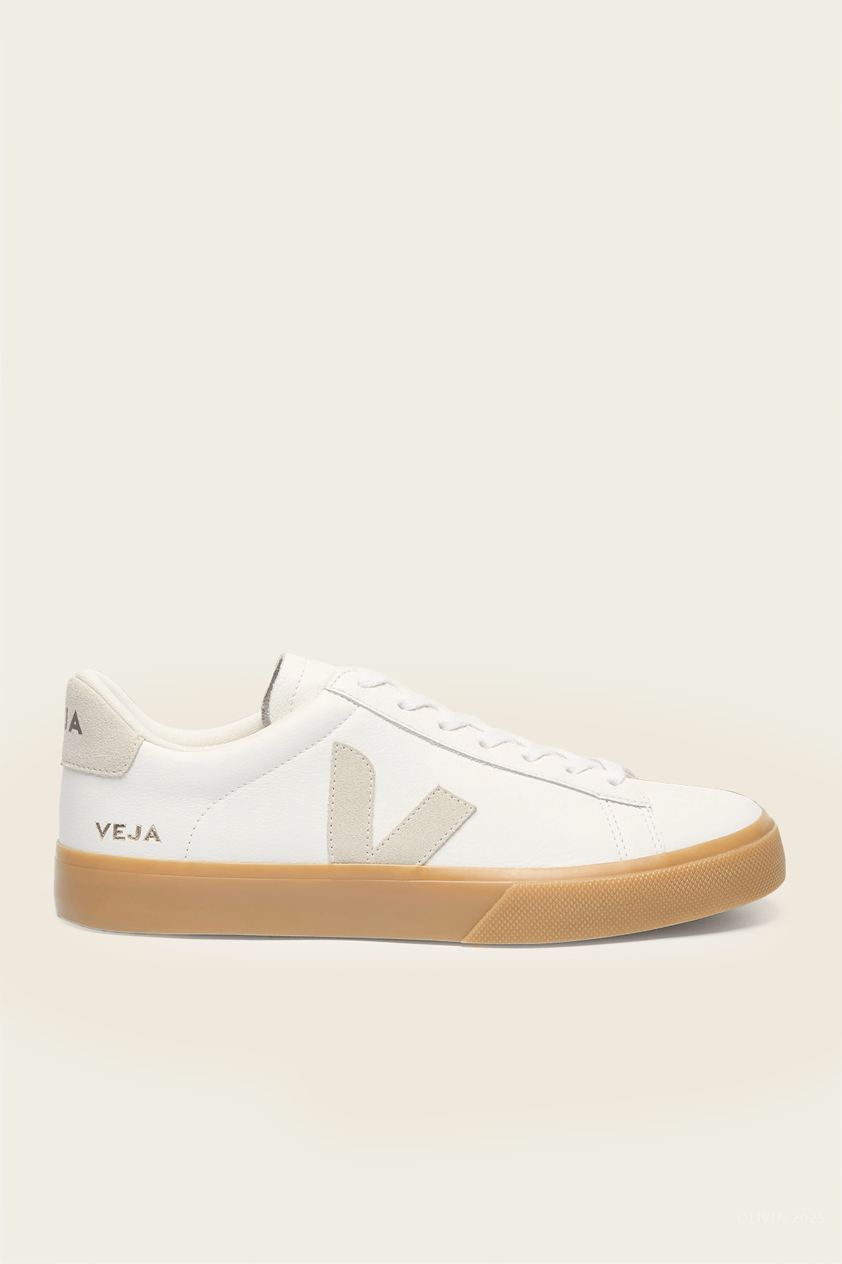 Campo Leather Sneaker in White Natural - shop - olivia.com