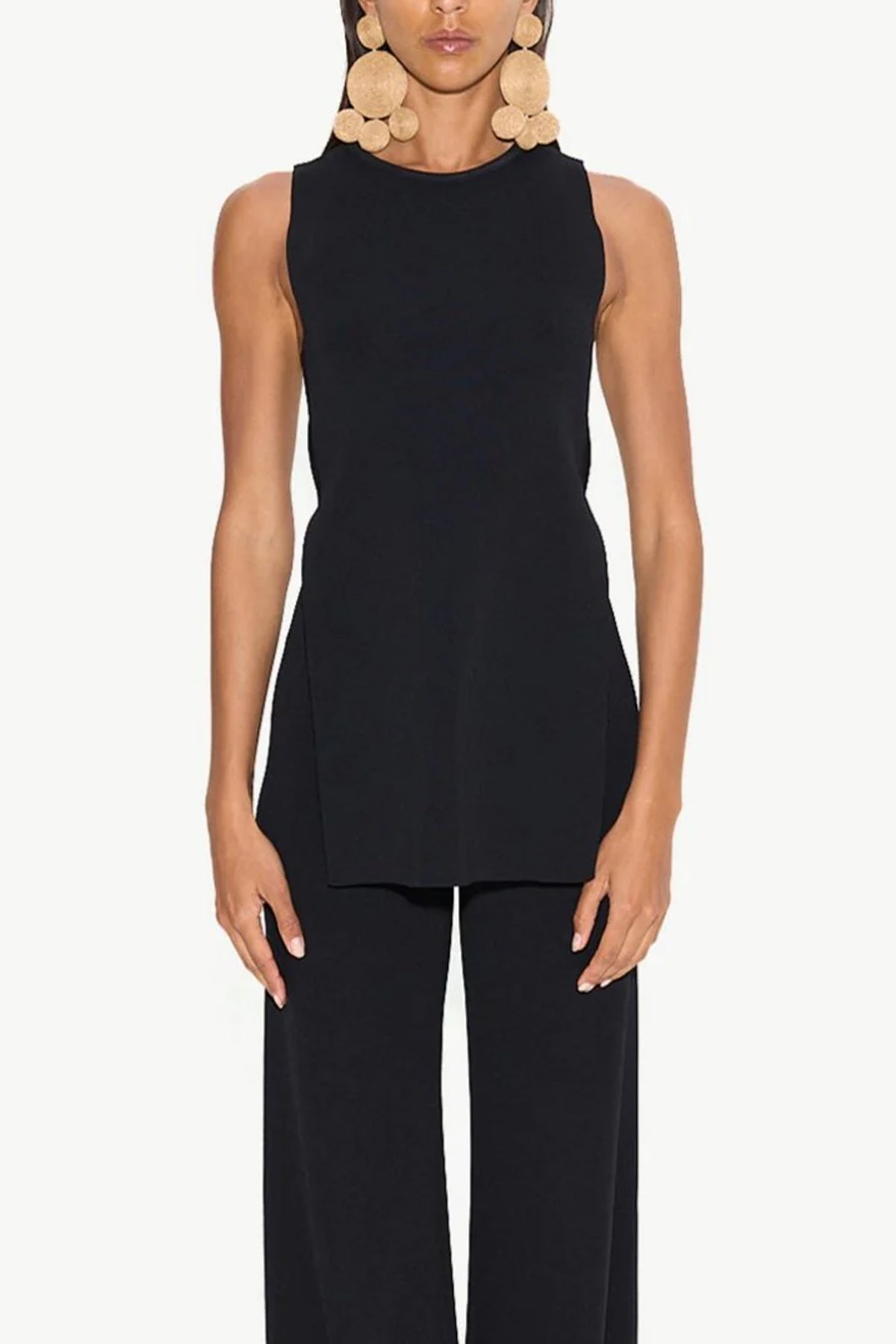 Canoga Knit Top in Black - shop - olivia.com