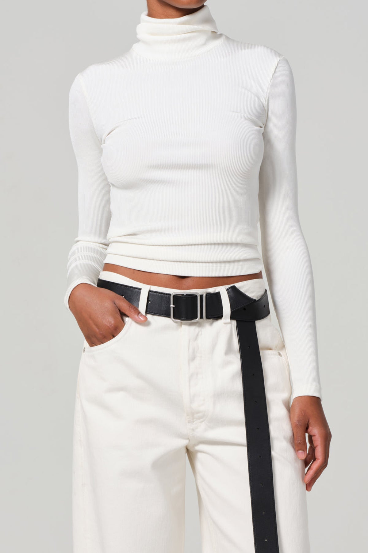 Caradene Turtleneck in Ivory - shop - olivia.com