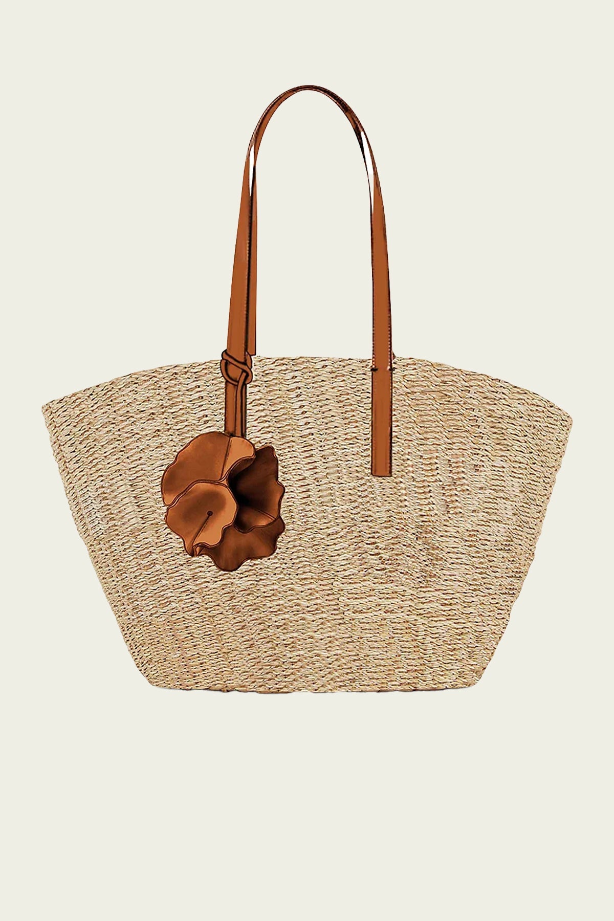 Caramel Raffia Basket Bag - shop - olivia.com