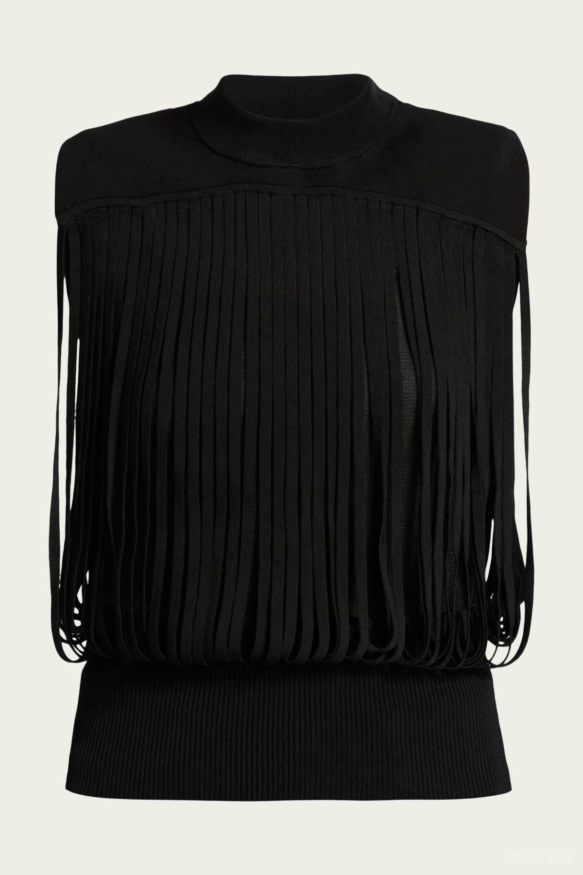 Carina Slevvless Top in Black - shop - olivia.com