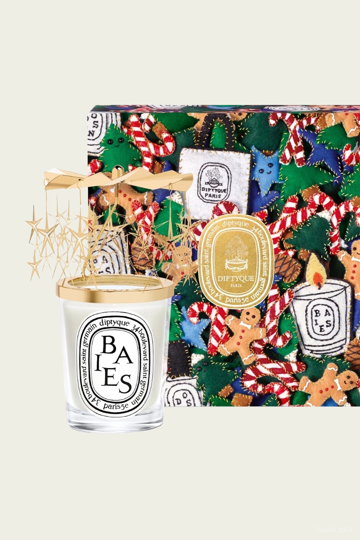 Carousel Set with Baies 190g Candle - Holiday Edition 2024