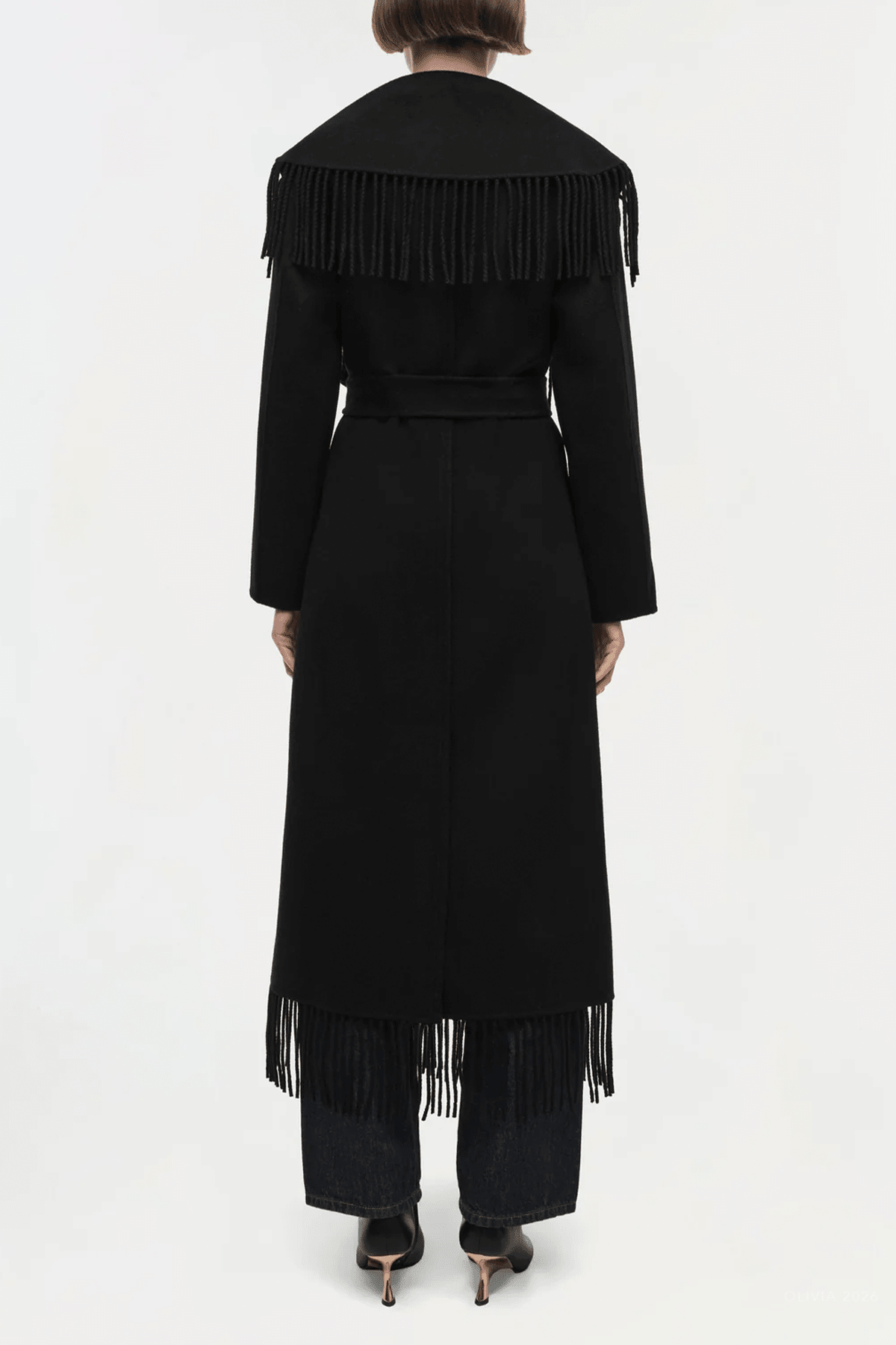 Carrie Coat in Black - shop-olivia.com
