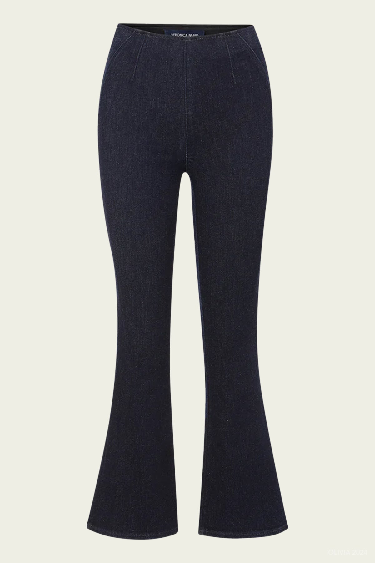 Carson Off - Duty Kick - Flare Jean in Oxford - shop - olivia.com