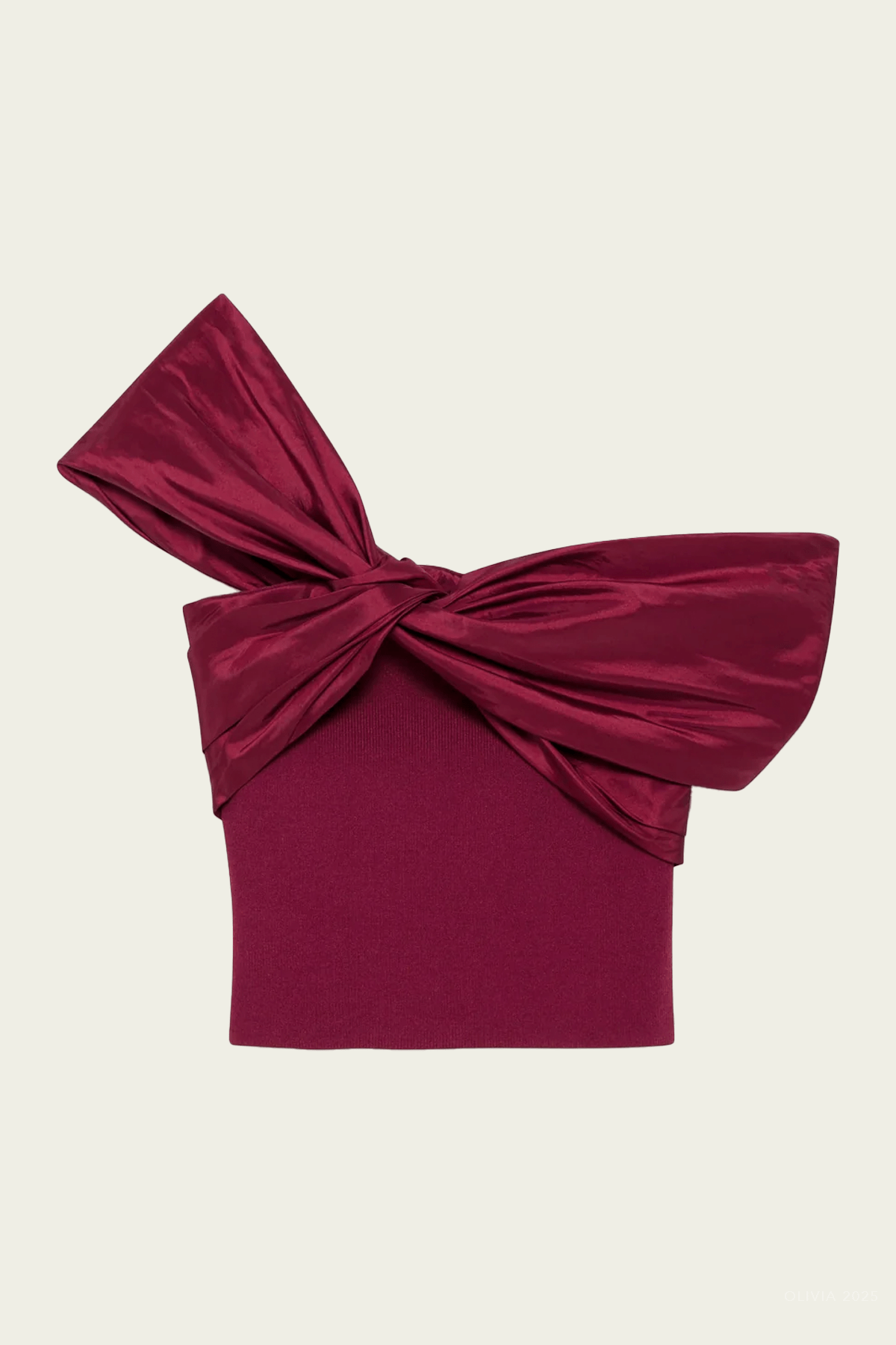 Celiana Off - Shoulder Top in Cranberry - shop - olivia.com