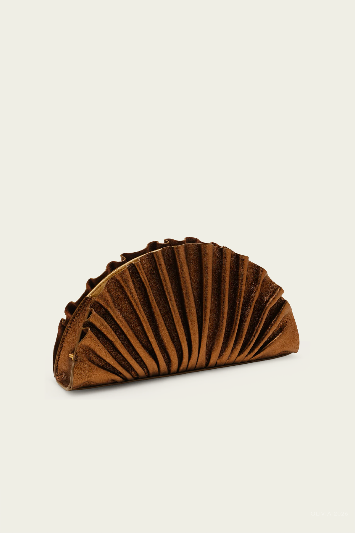 Nala Mini Clutch in Bronze