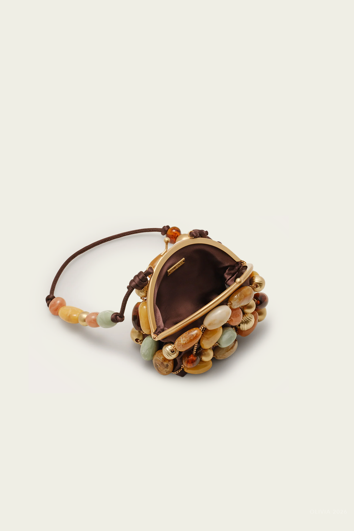 Mercier Mini Wristlet in Luwak Bubble Multi