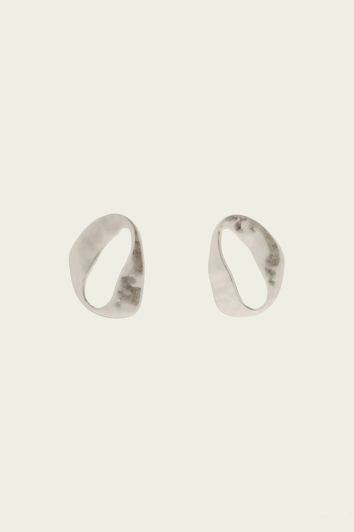 Rue Mini Earrings in Antique Silver