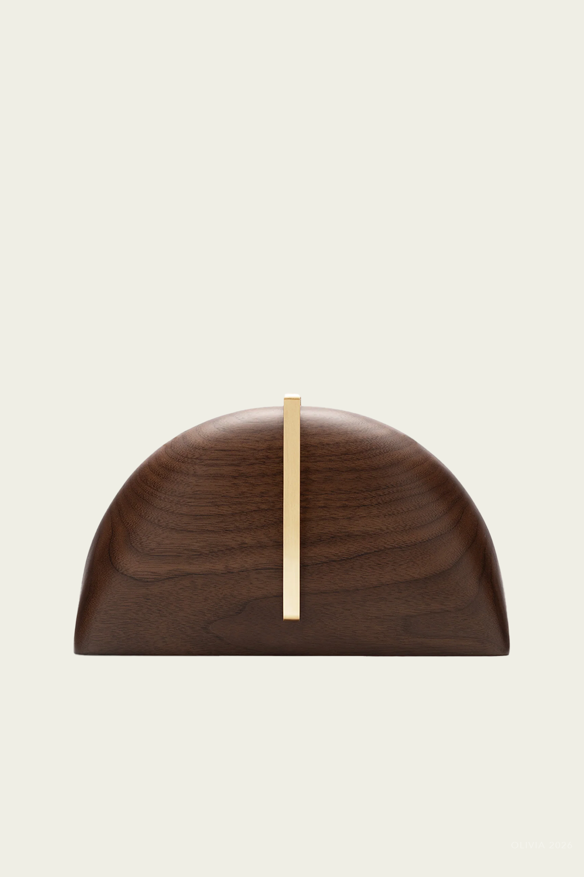 Laguna Clutch in Walnut