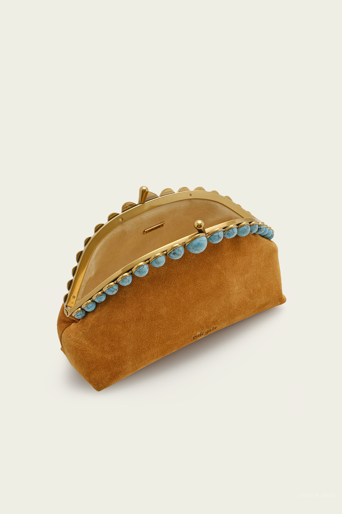 Una Clutch in Toasted Caramel