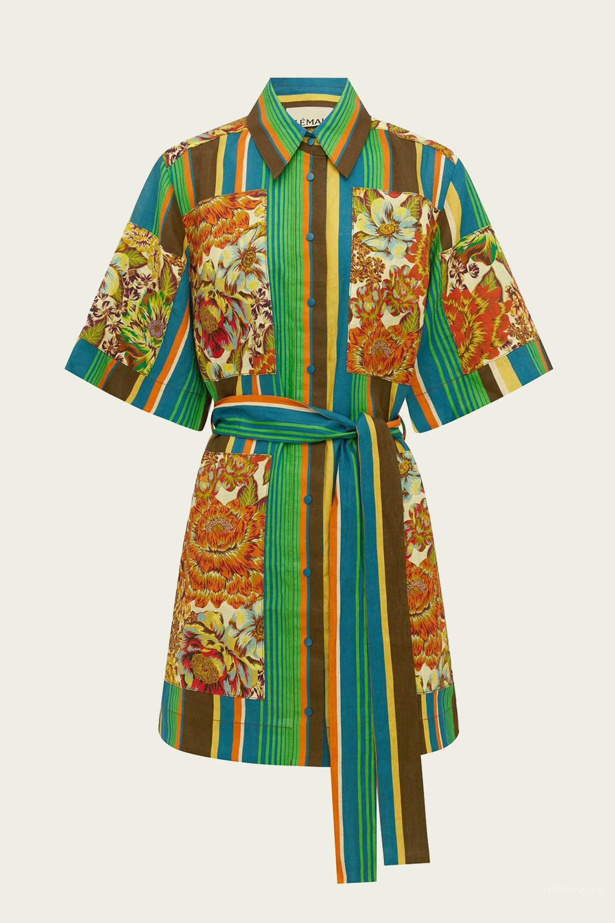 Charlie Mini Dress in Multicolor - shop - olivia.com