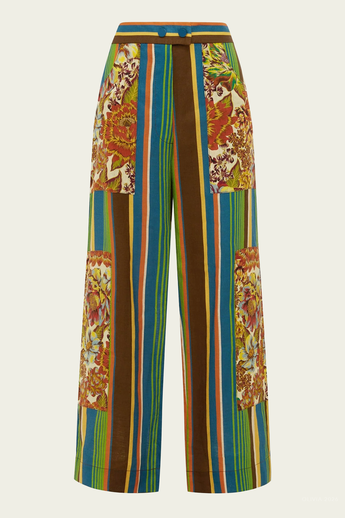 Charlie Pant in Multicolor - shop - olivia.com