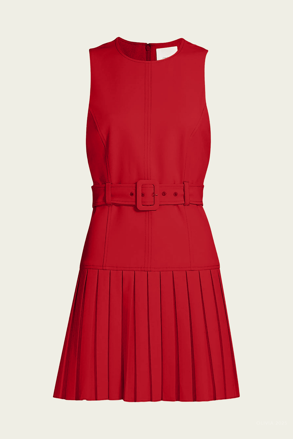 Charolette Mini Dress in Tango Red - shop - olivia.com