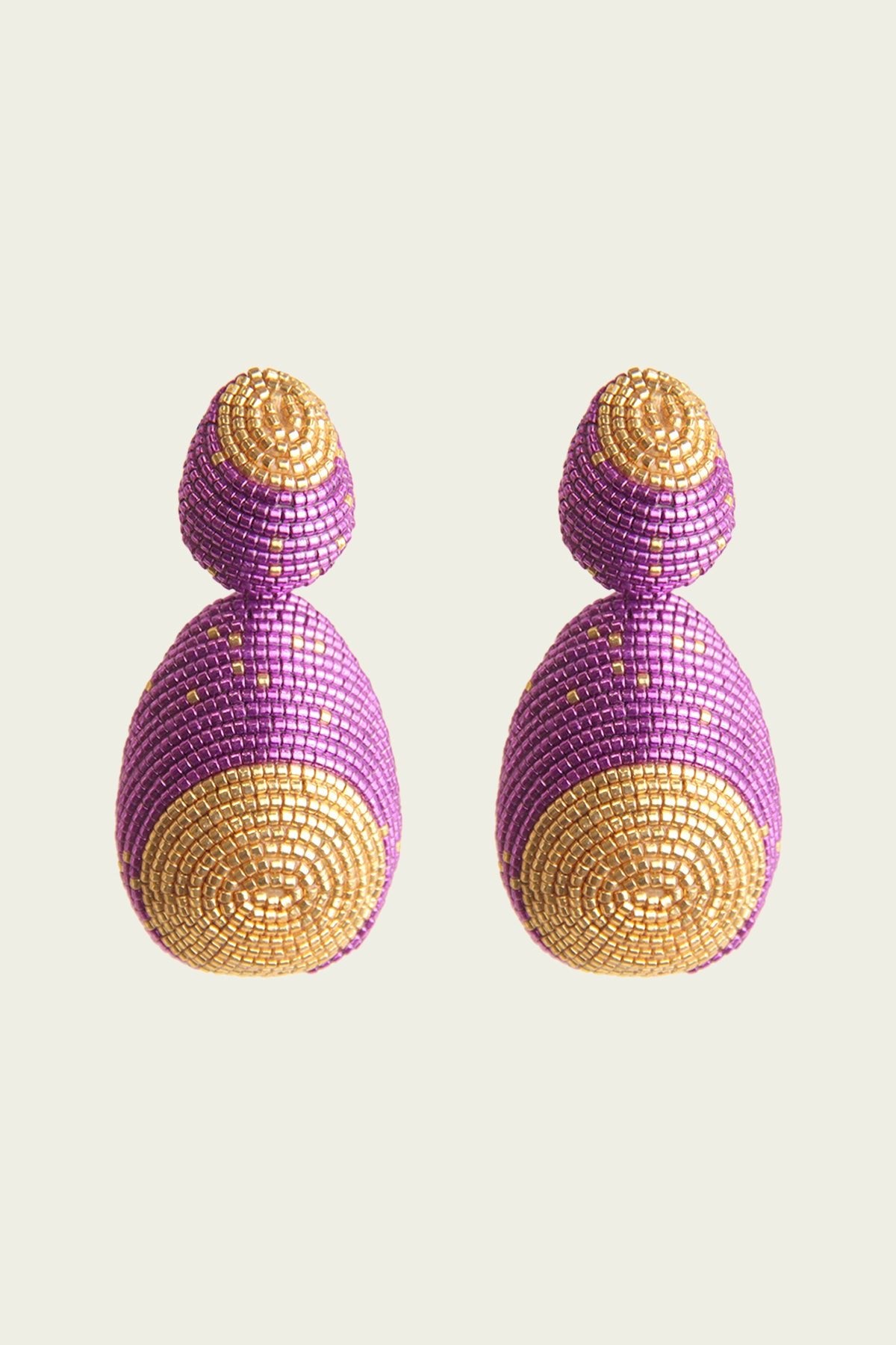 Che Che Detachable Earrings in Violet - shop-olivia.com