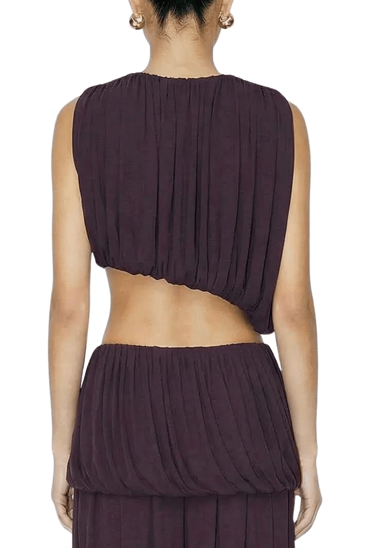 Chelly Top in Dark Plum - shop-olivia.com