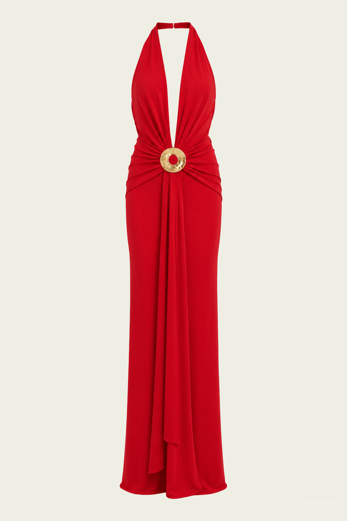 Chii Gown in Merlot - shop-olivia.com