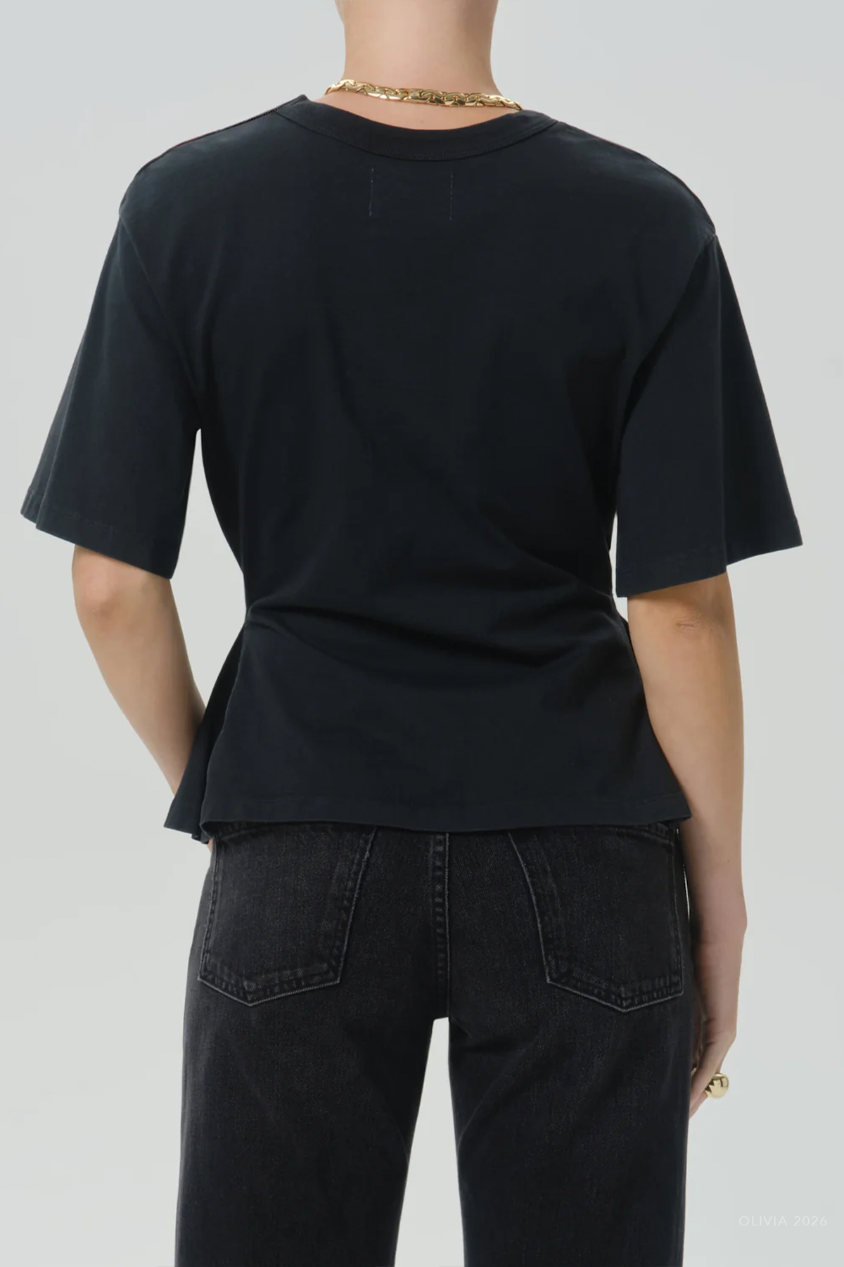 Rework Men's Tee in Washed Black