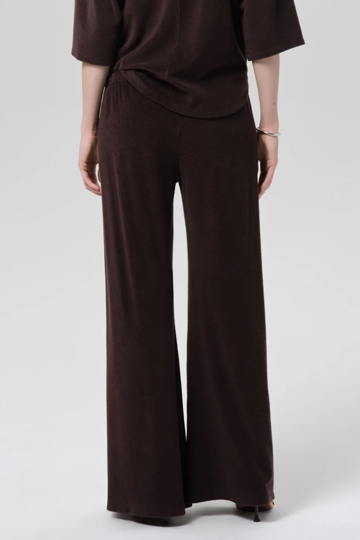 Nora Pull On Pant in Chocolate