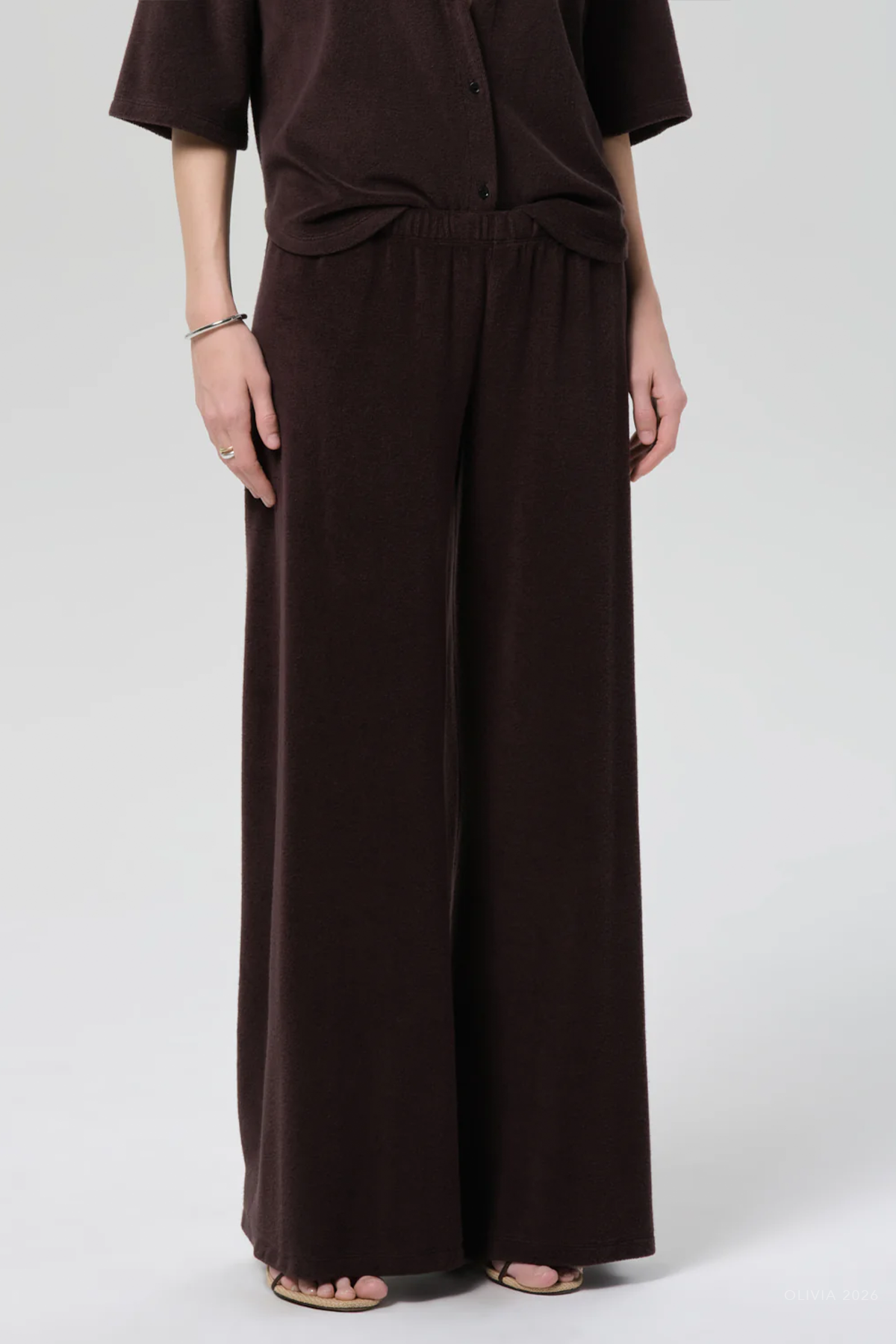 Nora Pull On Pant in Chocolate