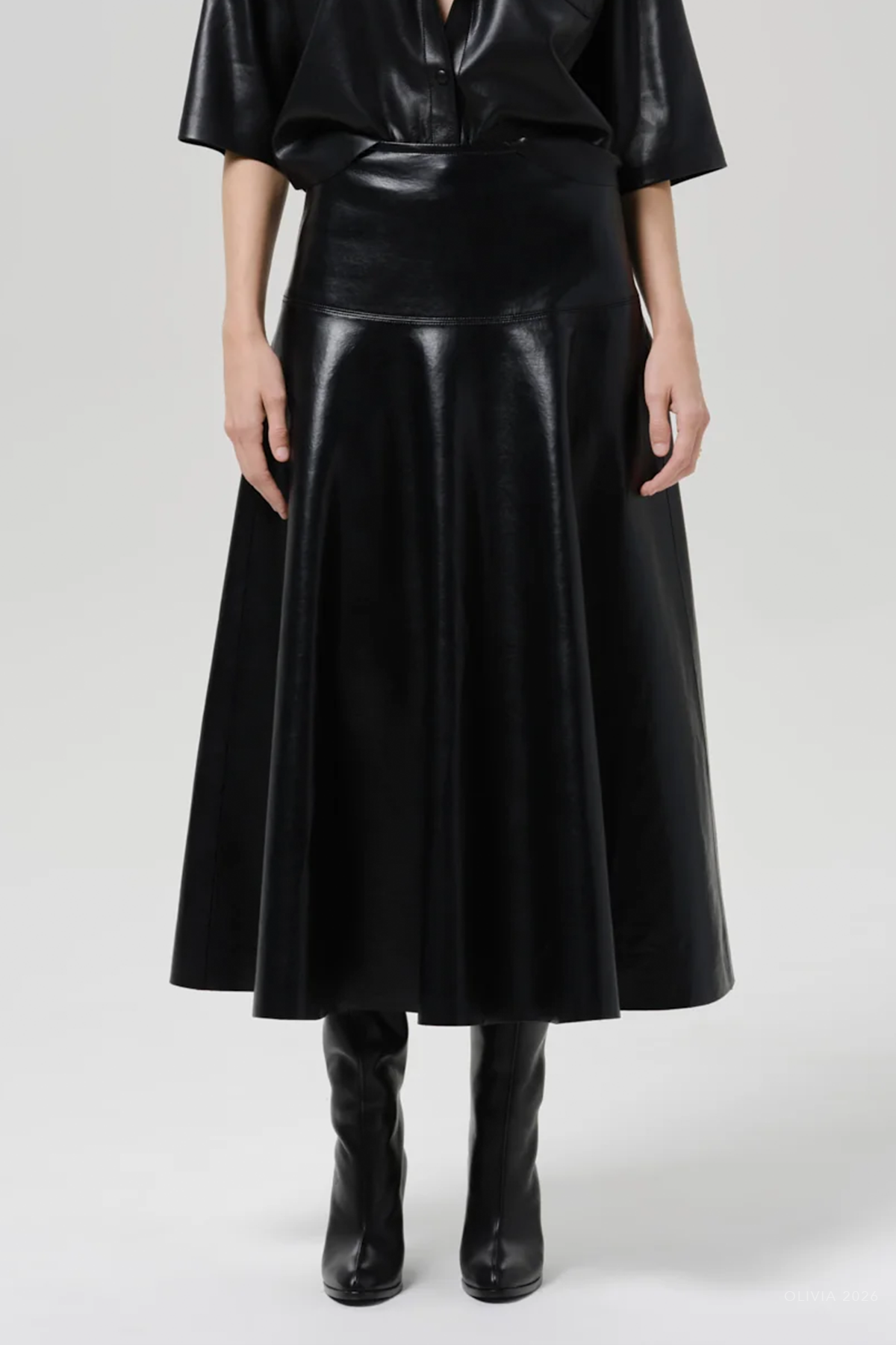 Vita Maxi Skirt in Black
