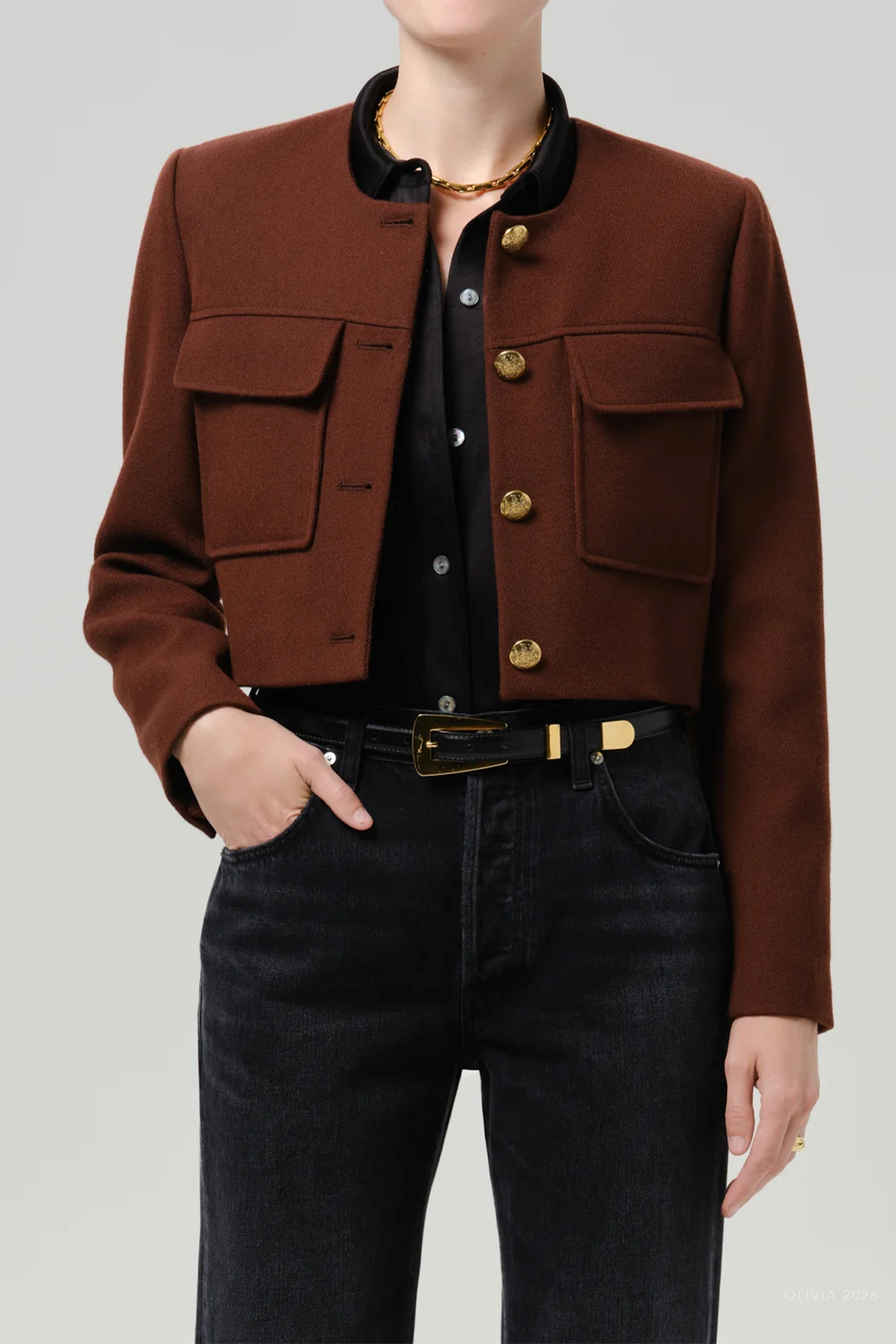 Sophia Jacket in Brandy