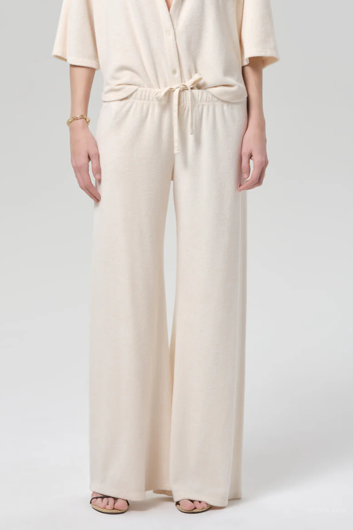 Nora Pull On Pant in Cream
