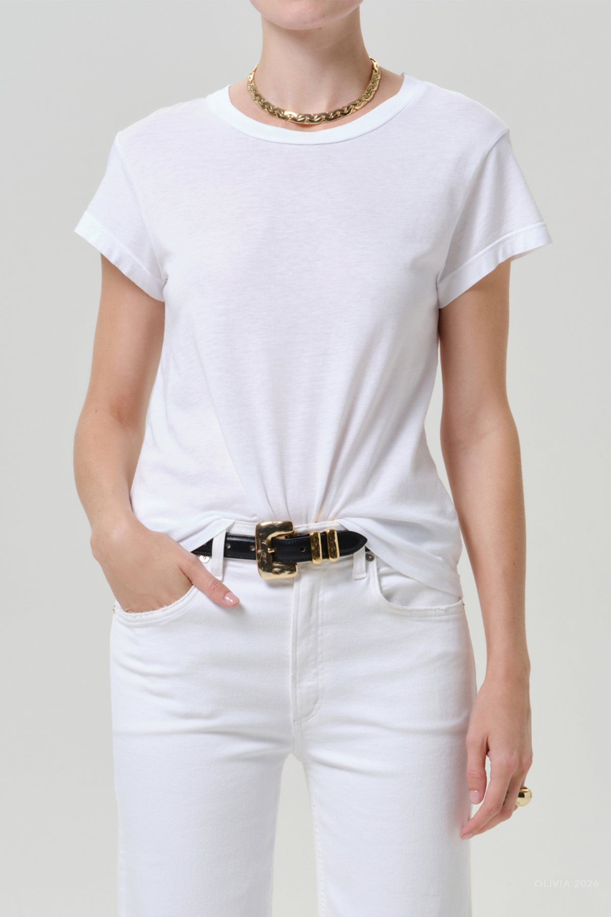 Juliette Tee in White