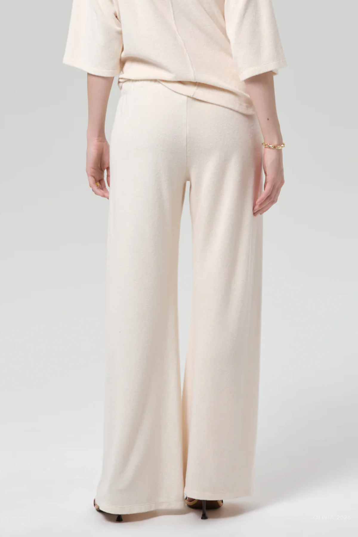 Nora Pull On Pant in Cream