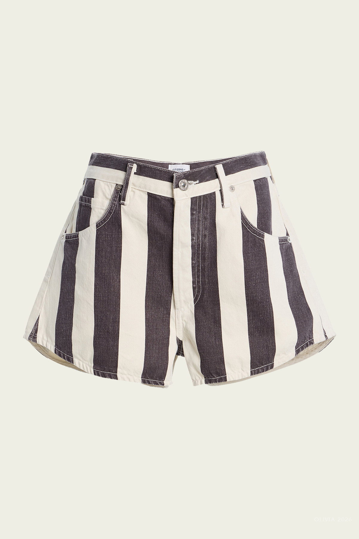 Abita Short in Awning Stripe