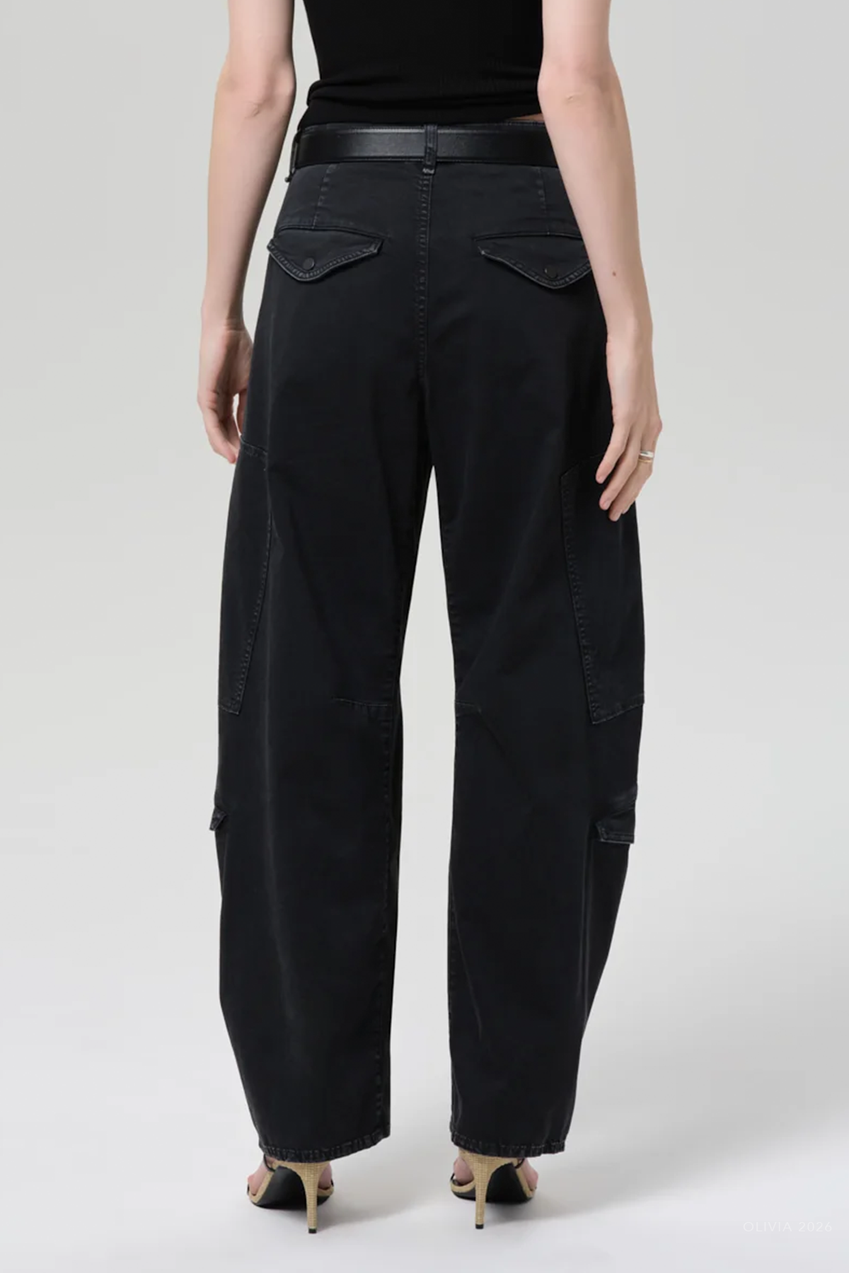 Flight Pant in Washed Black