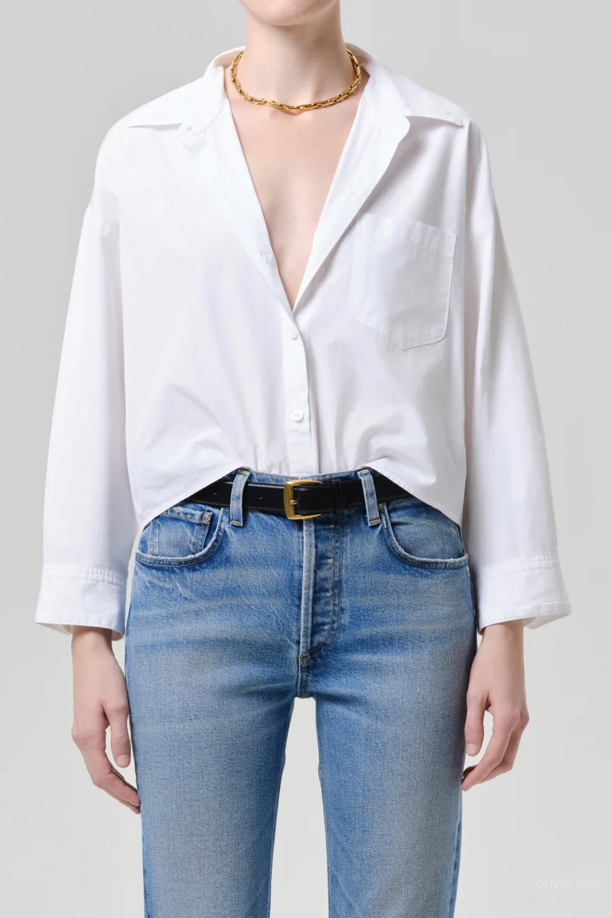 Petit Ami Shirt in Optic White